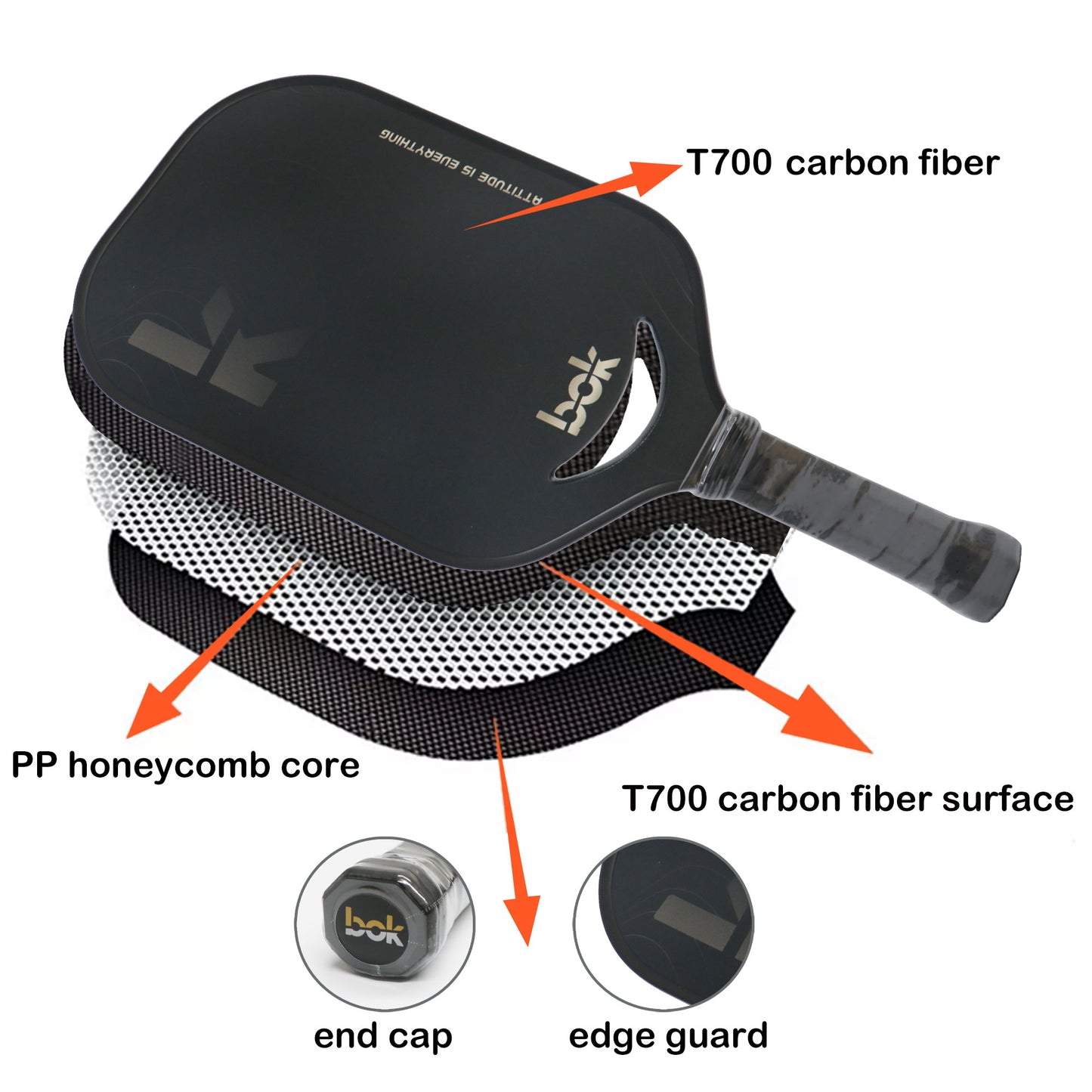 "K" Paddle - T7000 Carbon fibre